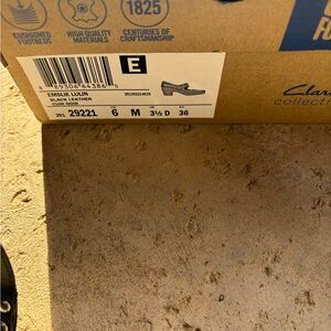 Clarks Black Leather Heels